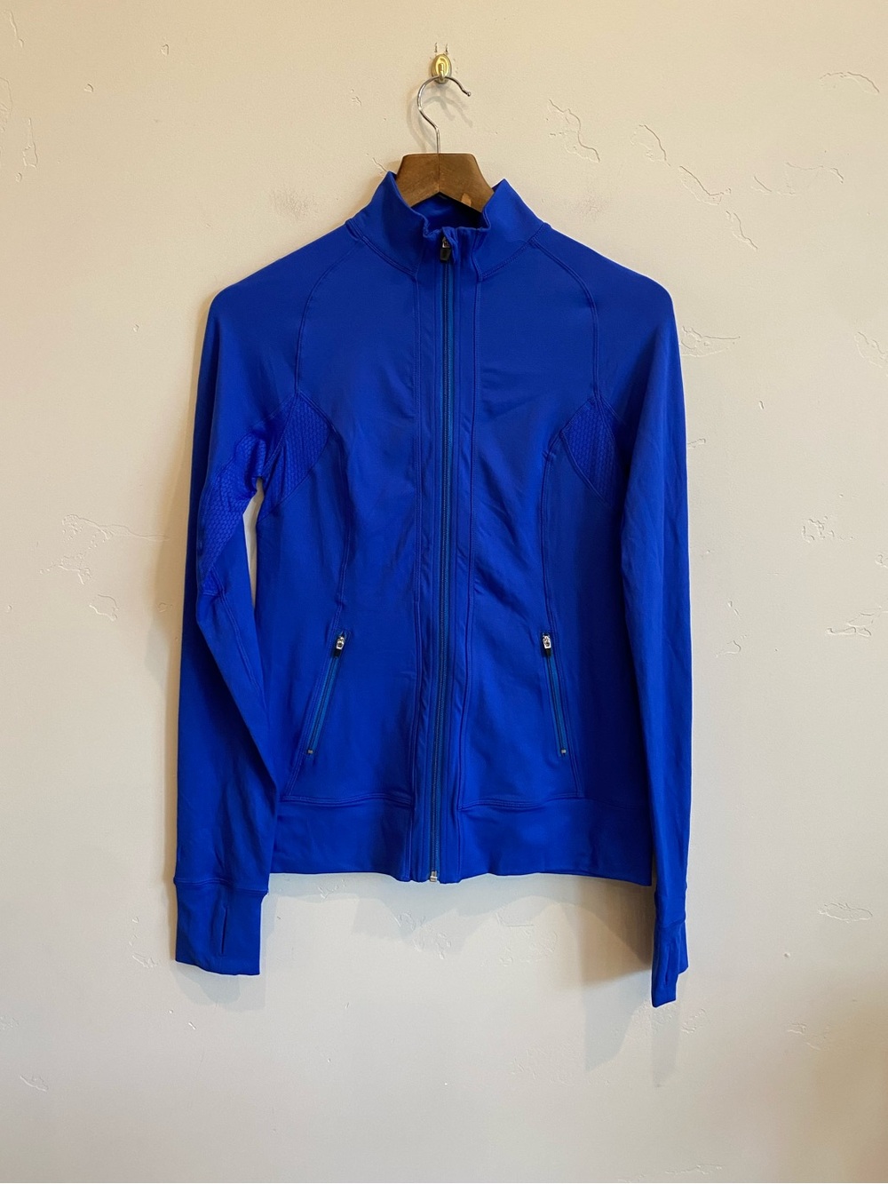 REVA Bright Royal Blue Define Marathon Full Zip Jacket